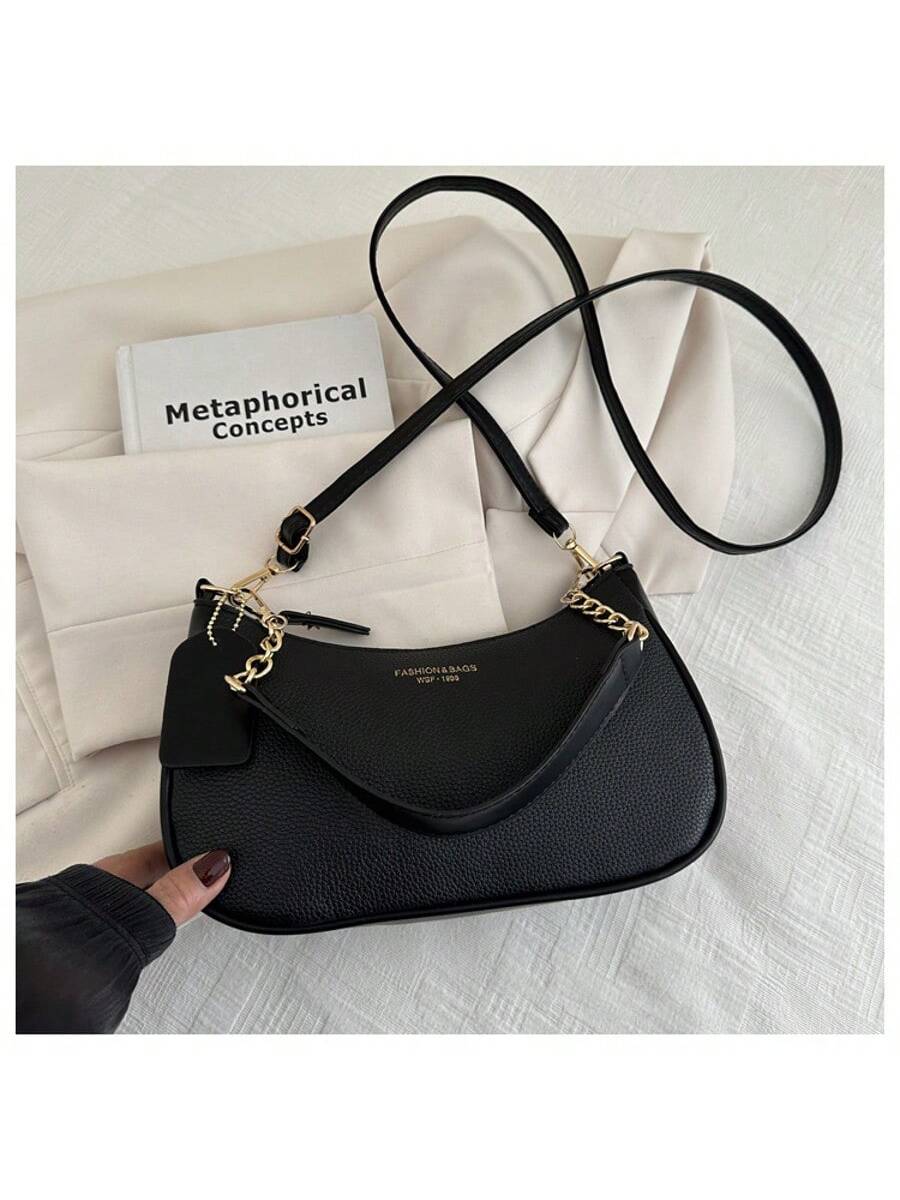 Women's Fashion Underarm Bag 2025 Single Shoulder Handbag Small Textured Work Bag Stylish Versatile Purse For Daily Casual Or Office