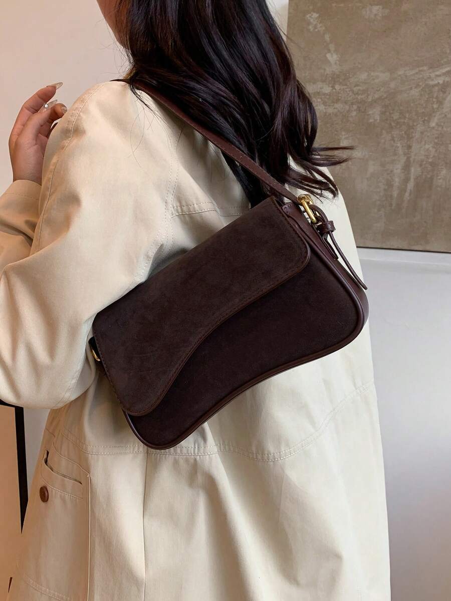 Women's Matte Leather Saddlebag Backpack Shoulder Crossbody Bag Casual Small Tote Purse Fashion Travel Daily Versatile Elegant Handbag