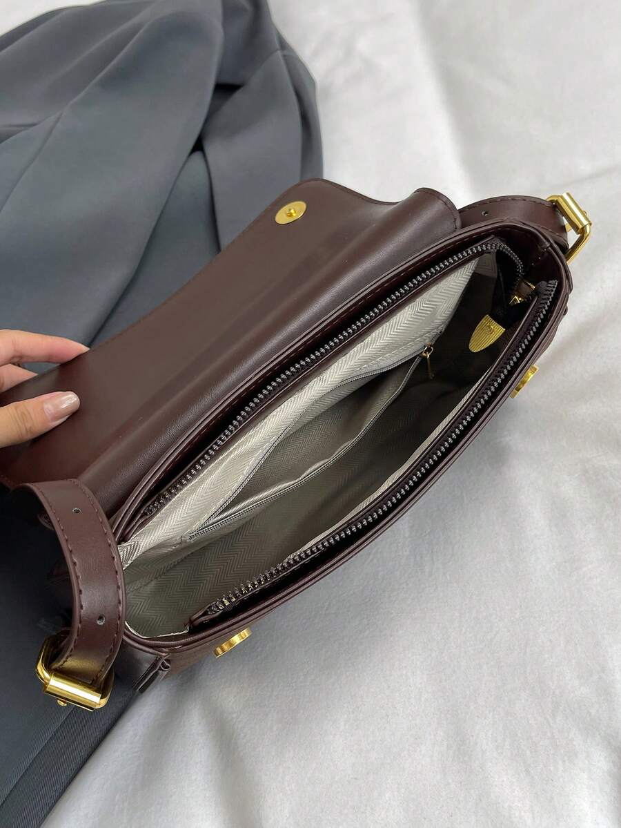 Women's Matte Leather Saddlebag Backpack Shoulder Crossbody Bag Casual Small Tote Purse Fashion Travel Daily Versatile Elegant Handbag