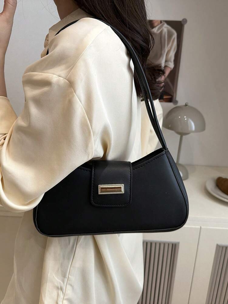 Women's Premium Felt Underarm Bag Minimalist Shoulder Crossbody Tote Fashion Commuter Casual Daily Versatile Elegant Small Purse