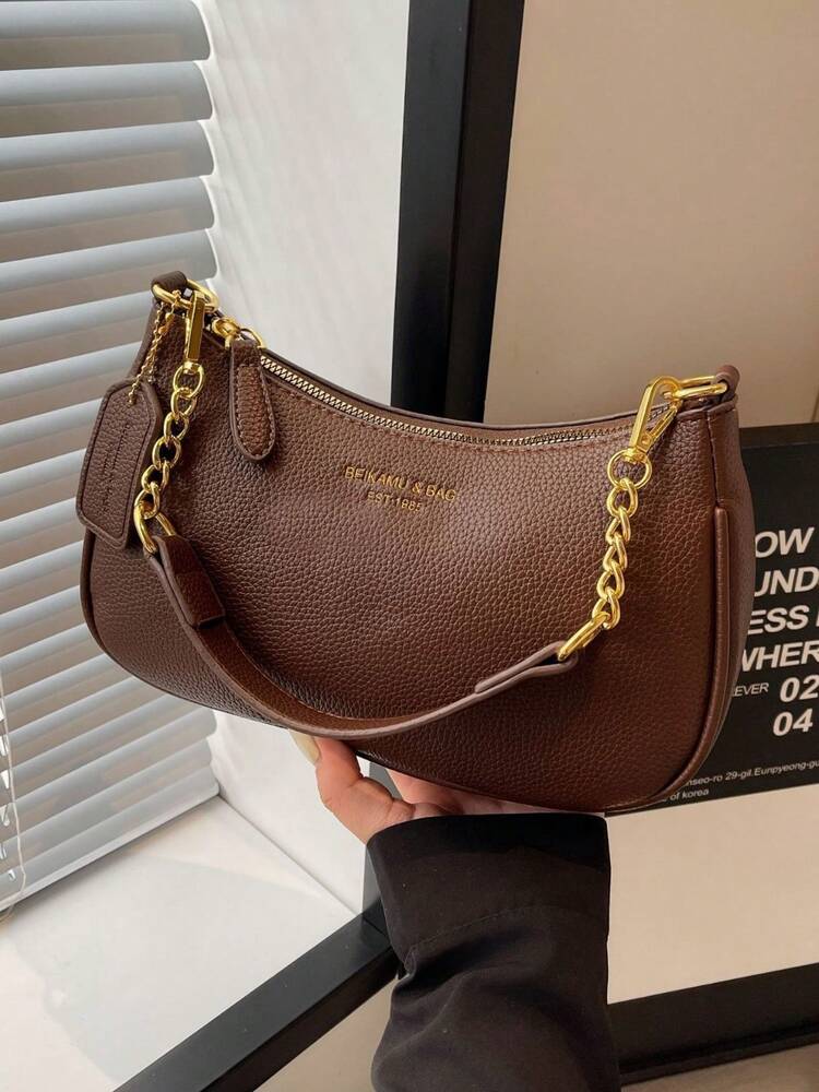 Women's Fashion Underarm Bag 2025 Single Shoulder Handbag Small Textured Work Bag Stylish Versatile Purse For Daily Casual Or Office