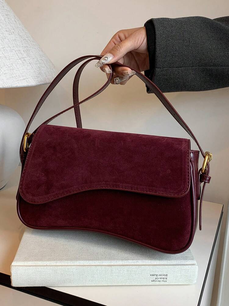 Women's Matte Leather Saddlebag Backpack Shoulder Crossbody Bag Casual Small Tote Purse Fashion Travel Daily Versatile Elegant Handbag