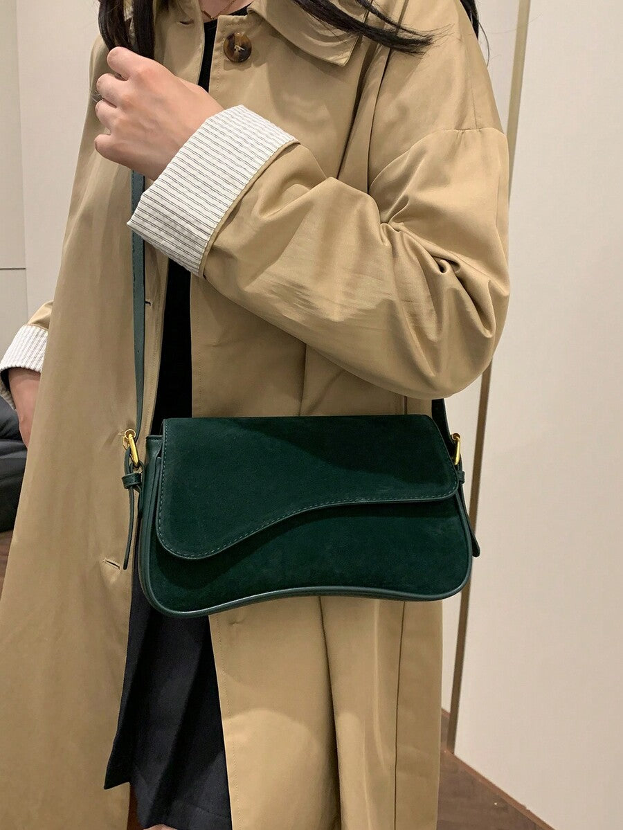 Women's Matte Leather Saddlebag Backpack Shoulder Crossbody Bag Casual Small Tote Purse Fashion Travel Daily Versatile Elegant Handbag