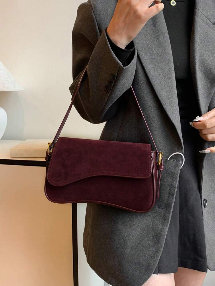 Women's Matte Leather Saddlebag Backpack Shoulder Crossbody Bag Casual Small Tote Purse Fashion Travel Daily Versatile Elegant Handbag