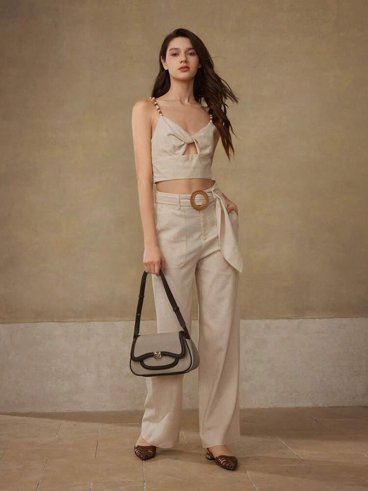 Women's Premium Shoulder Bag With Colorblock Trim Elegant Small Purse Fashion Casual Tote Commuter Office Daily Travel Handbag Gift