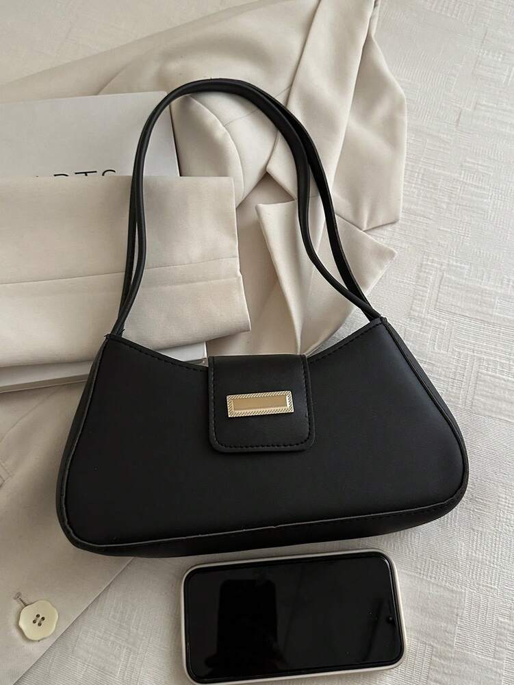 Women's Premium Felt Underarm Bag Minimalist Shoulder Crossbody Tote Fashion Commuter Casual Daily Versatile Elegant Small Purse