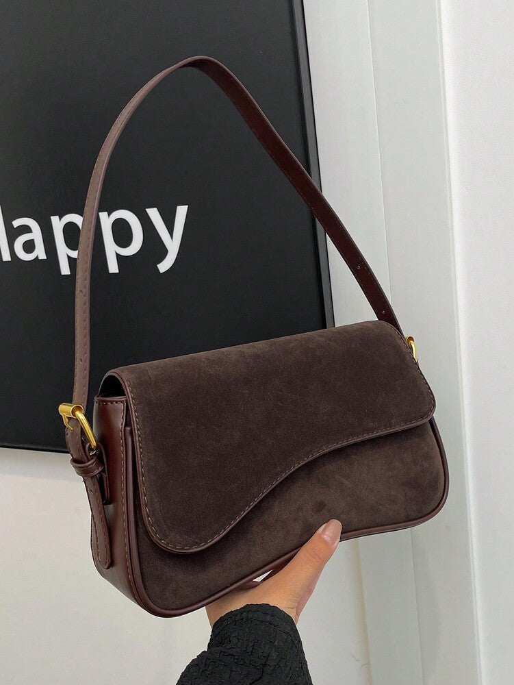 Women's Matte Leather Saddlebag Backpack Shoulder Crossbody Bag Casual Small Tote Purse Fashion Travel Daily Versatile Elegant Handbag